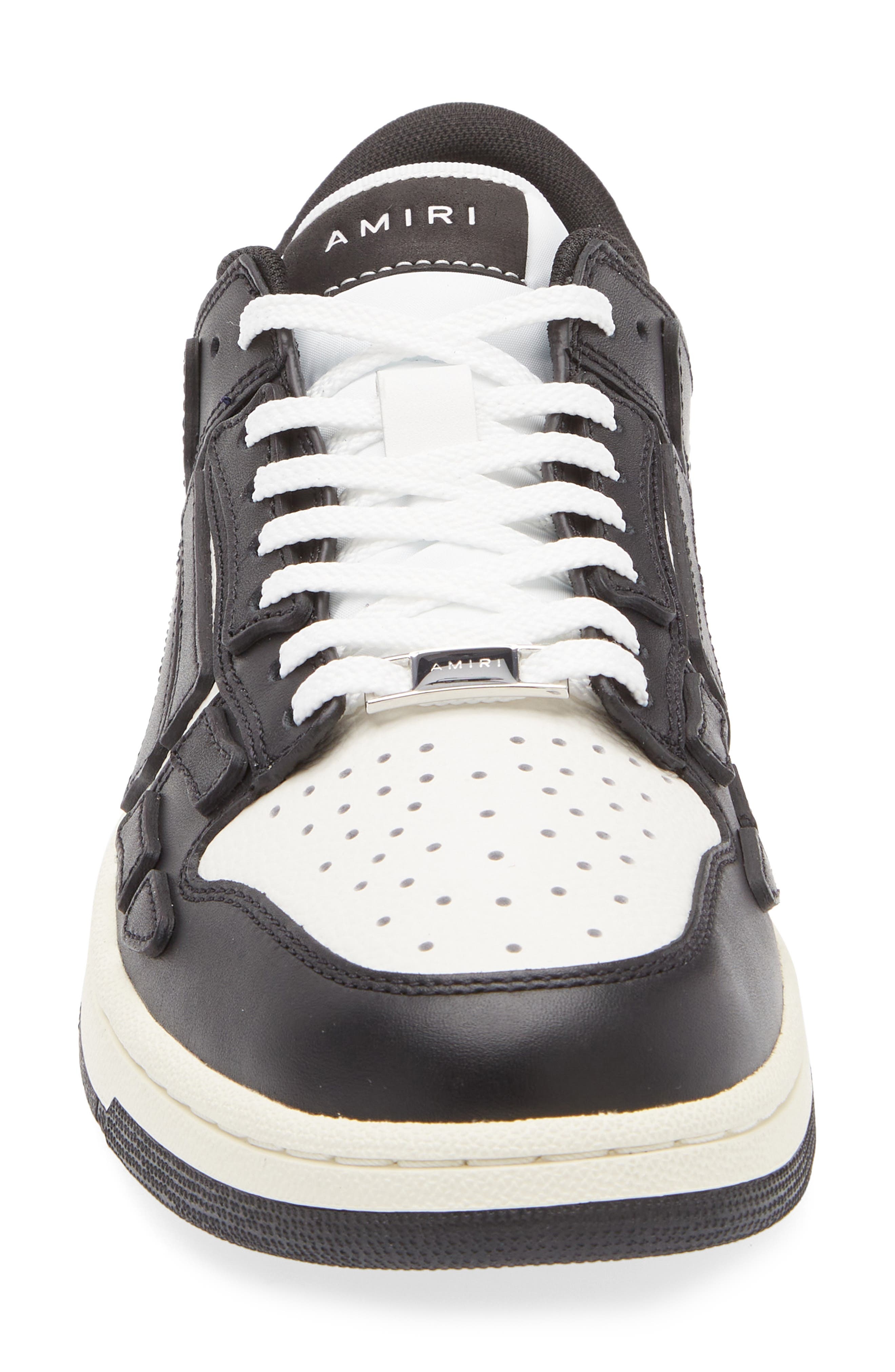 AMIRI Skel Low Top Sneaker in Black White at Nordstrom - 4