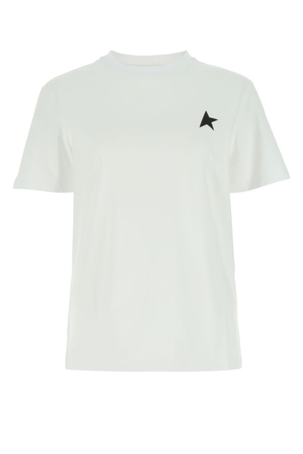 【送料&関税込】Golden Goose T-shirt In White Cotton Golden Goose White cotton t-shirt | gebnegozionline | REVERSIBLE