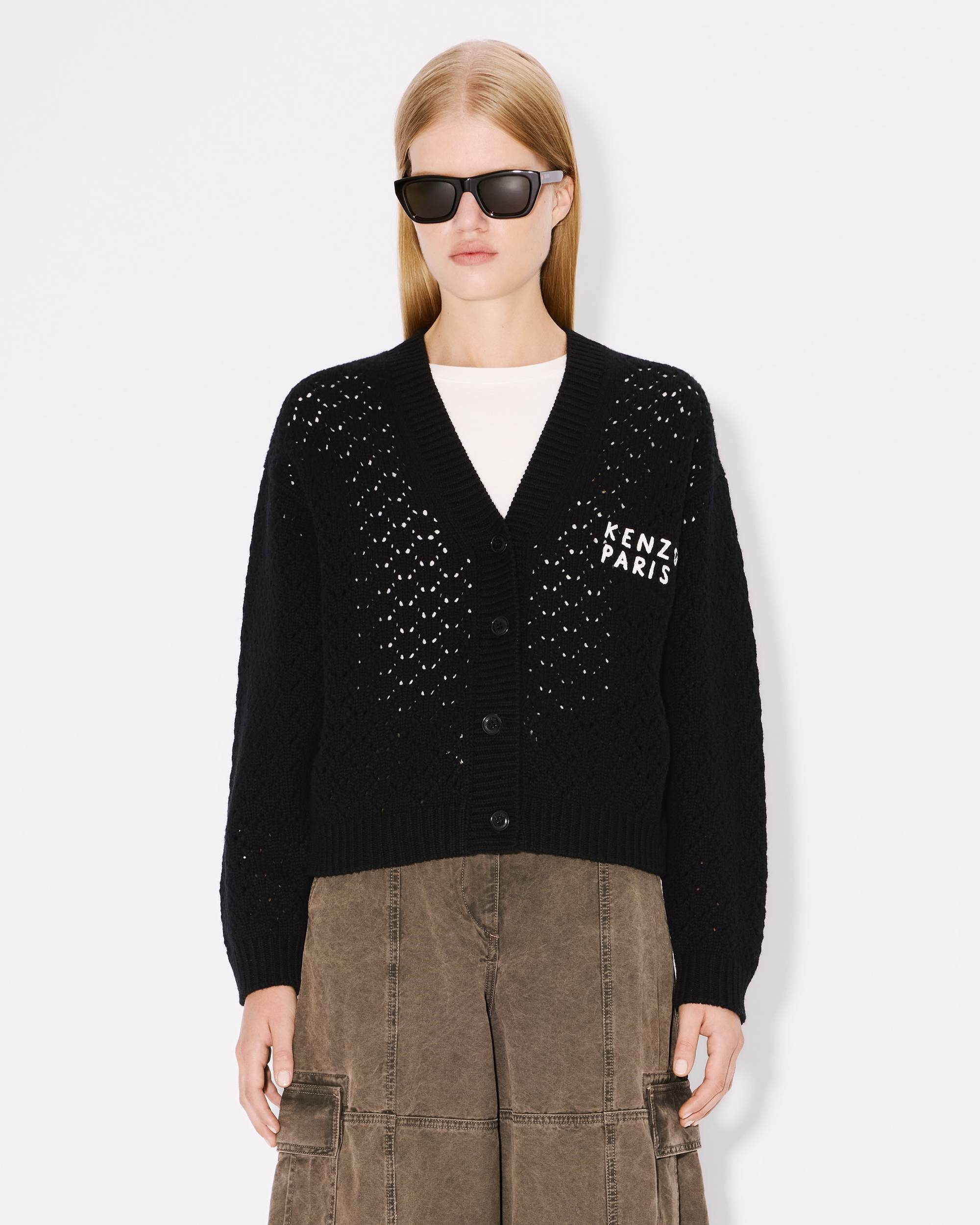 'Lunar New Year' embroidered wool cardigan - 3
