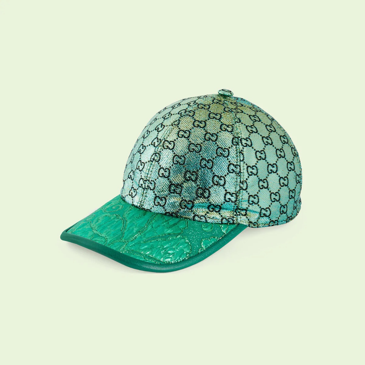 GG lamé jacquard baseball hat - 1