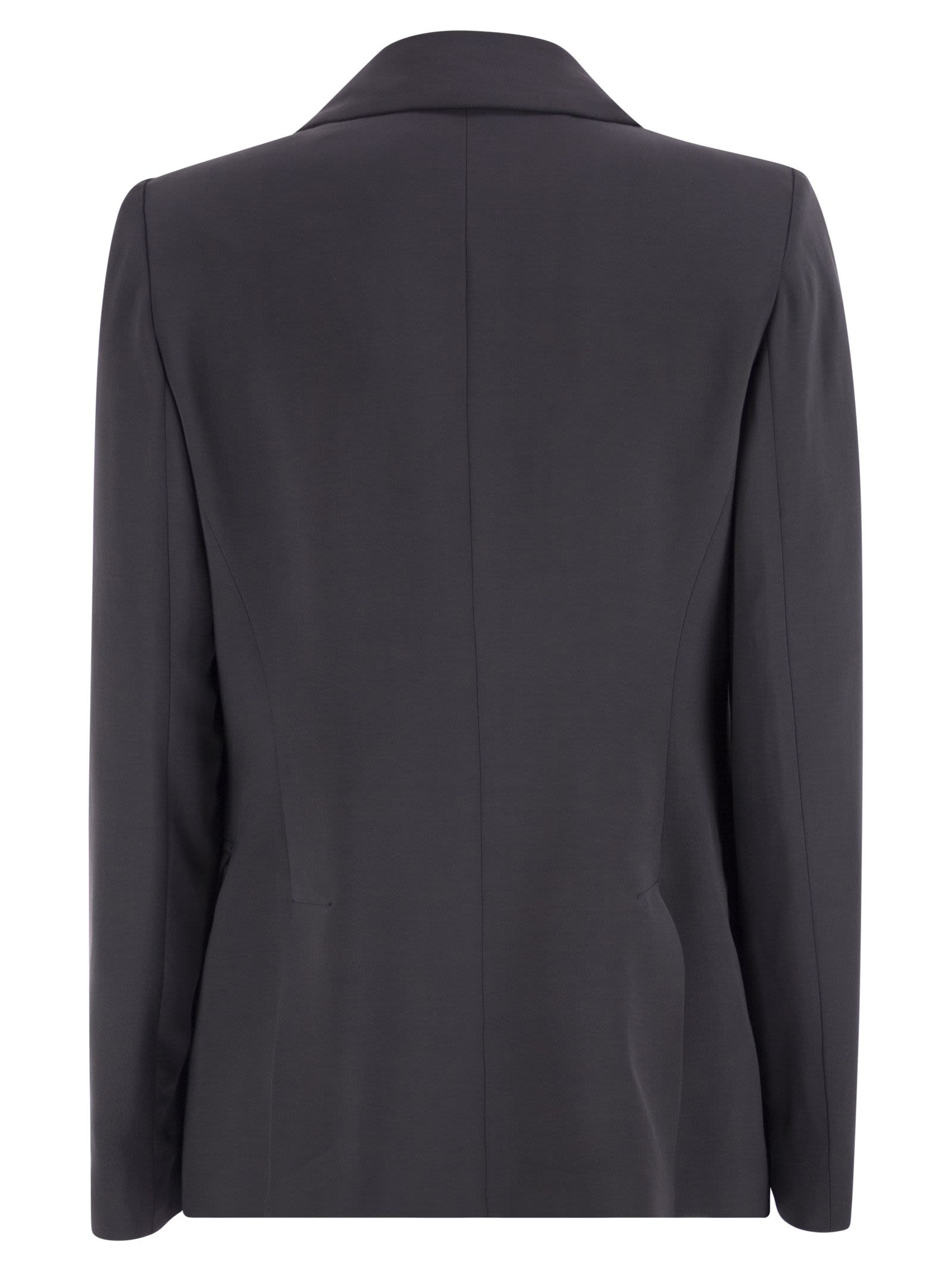 Peserico - Peserico Women Stretch Viscose Cady Blazer - 2