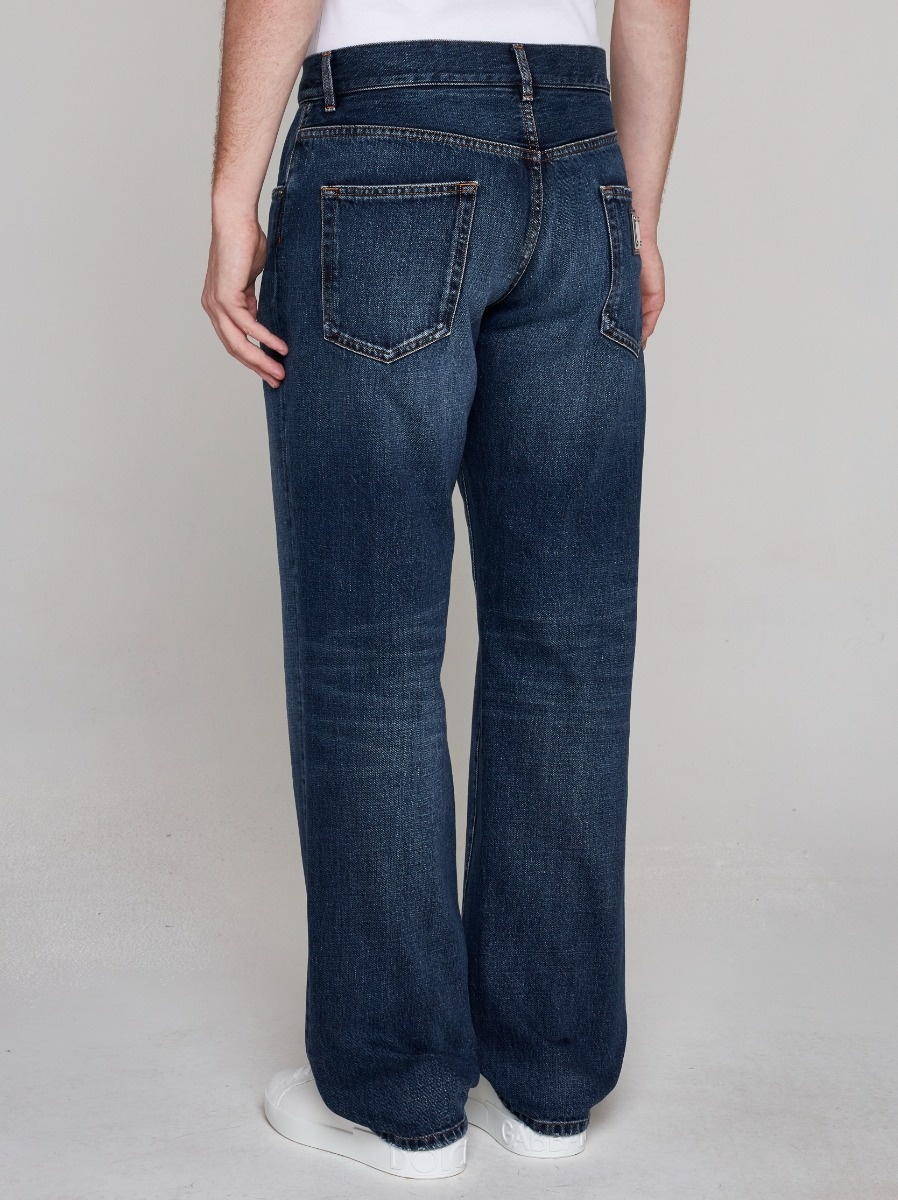 Logo-plaque slim-fit jeans - 3