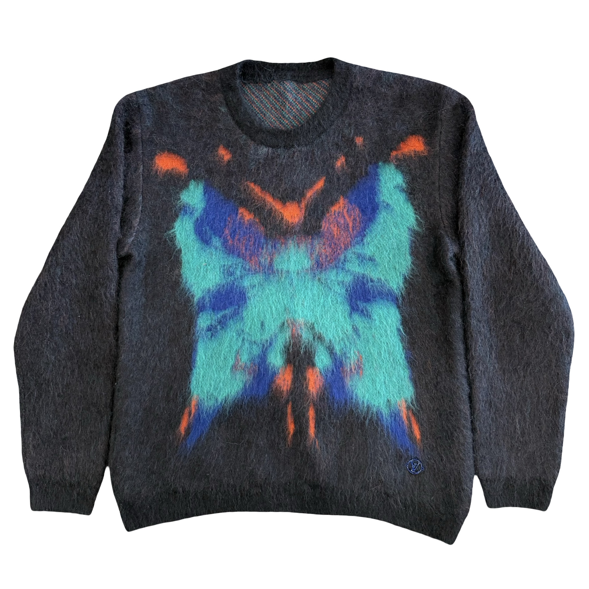 Final Blow - Louis Vuitton Mohair Butterfly Intarsia Sz XL - 1