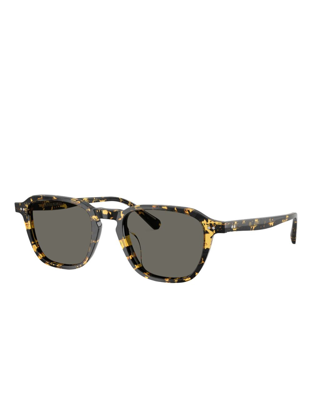 tortoiseshell square-frame sunglasses - 2