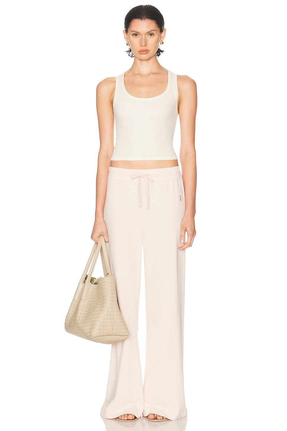 Drawstring Wide Leg Sweatpant - 5