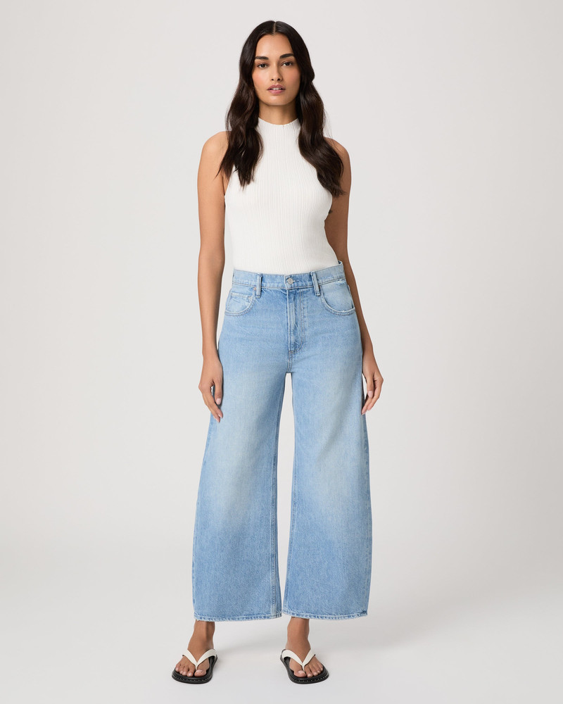 PAIGE Arellia Ankle Barrel Leg Jean outlook