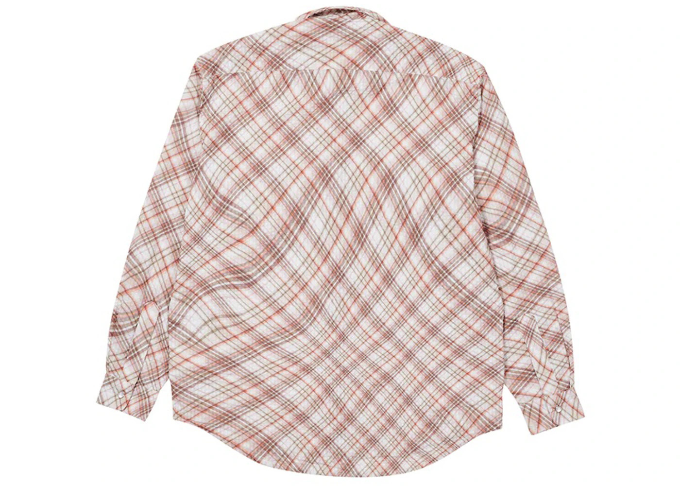 Palace Warp Check Shirt Red - 2