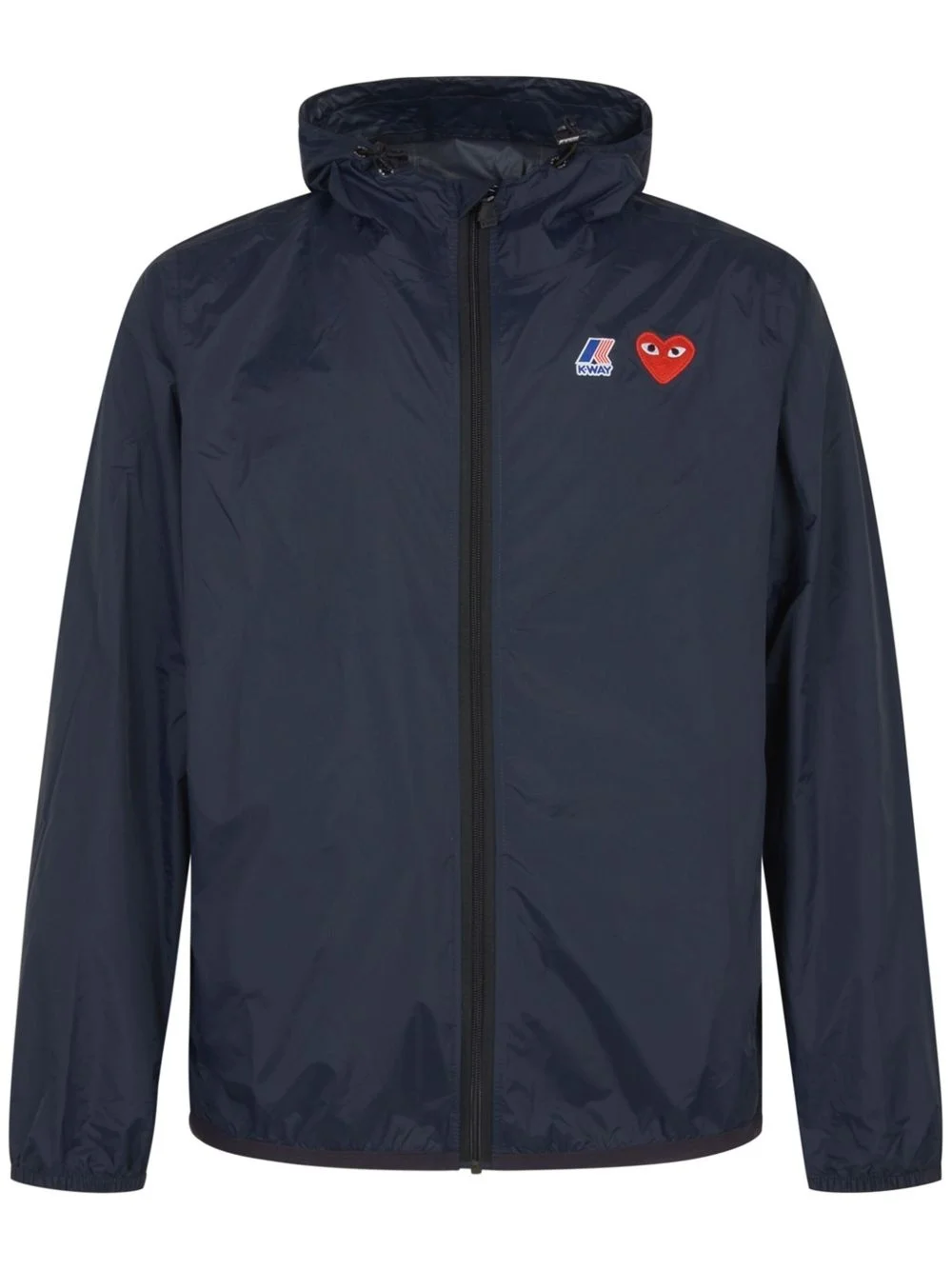 Comme des Garcons Play x K-Way Full Zip Packable Jacket - 1