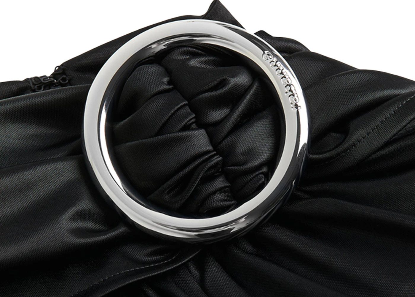 Rabanne H&M Jersey Scarf-Detail Top Black - 3