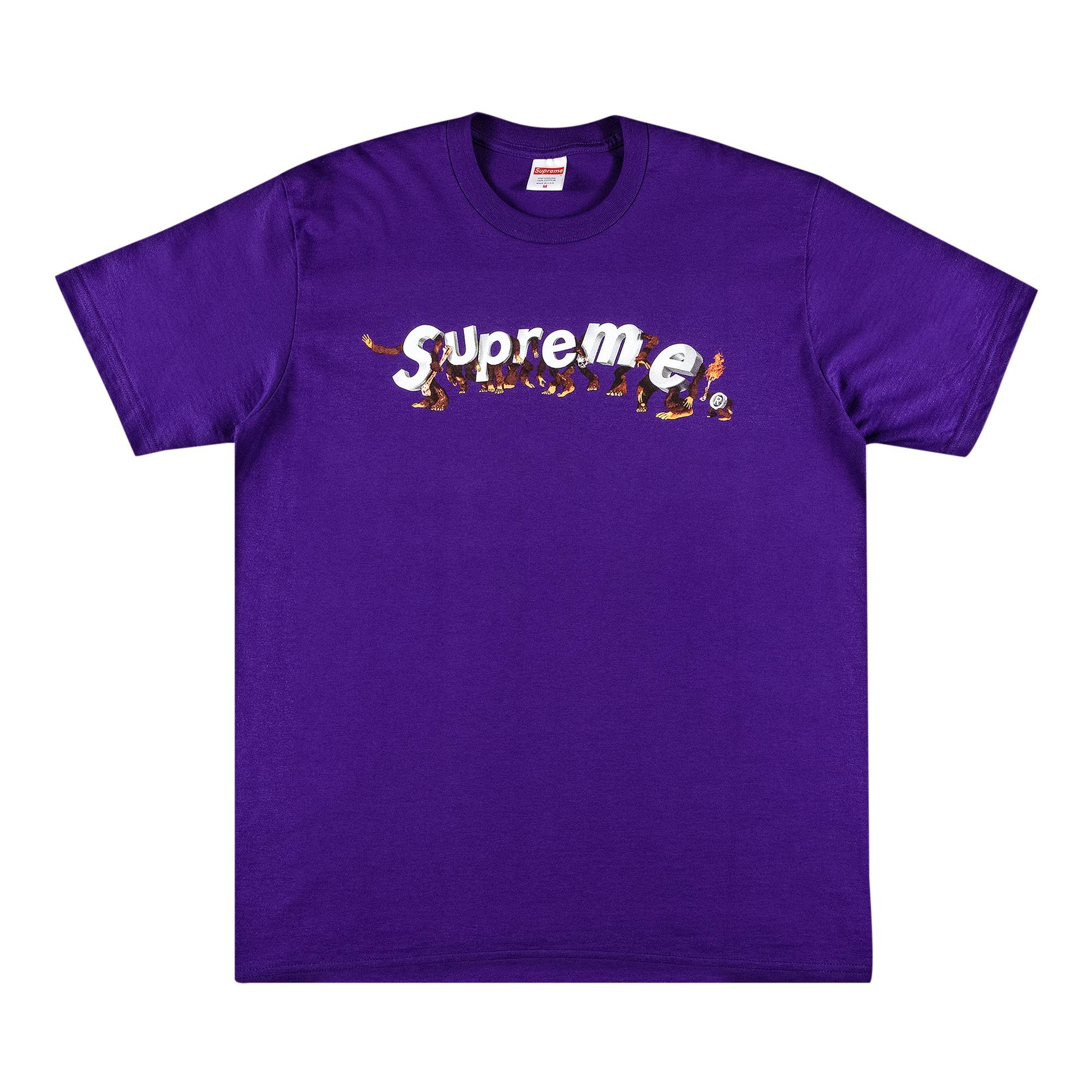Supreme Supreme Apes Tee 'Purple' | REVERSIBLE