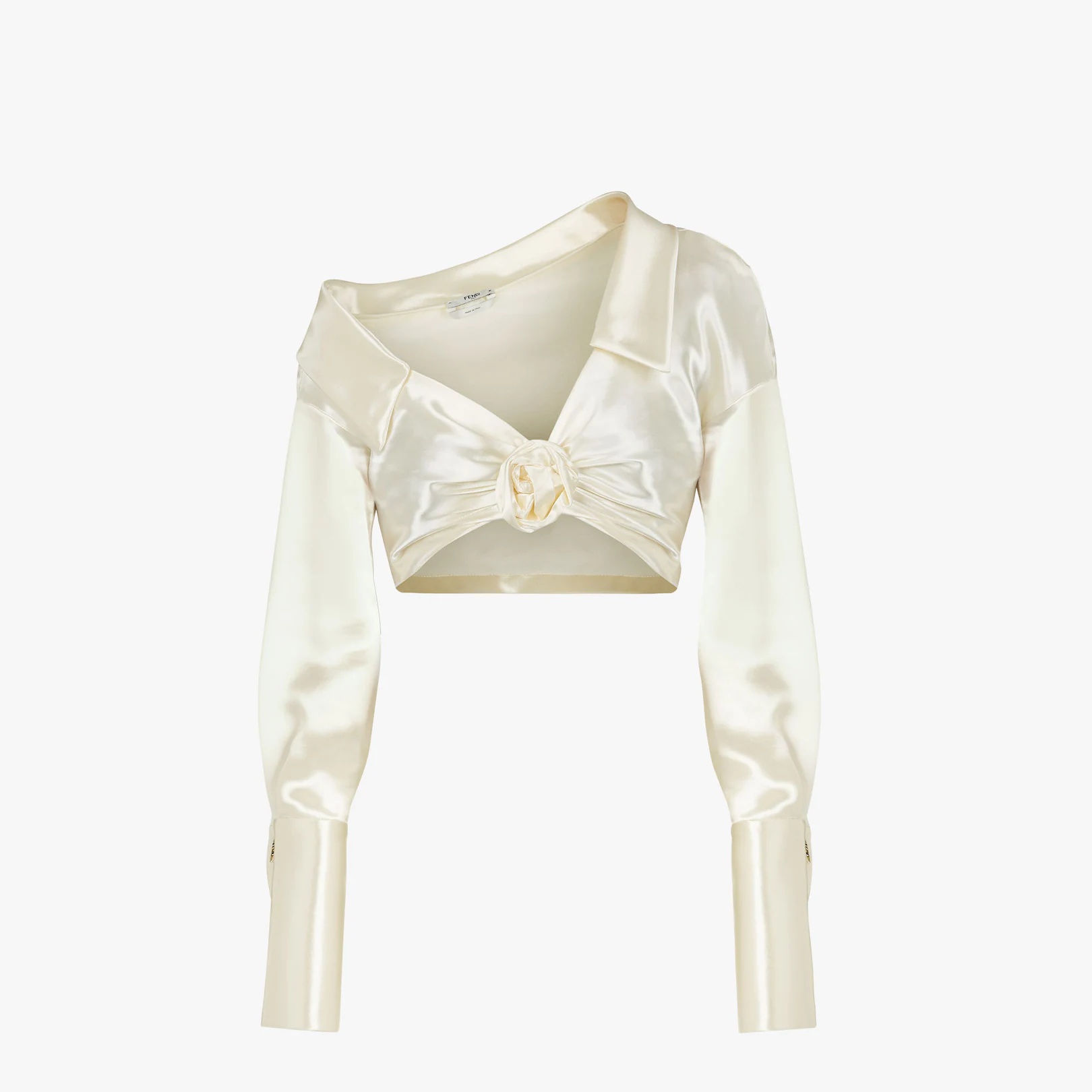 White satin shirt - 1