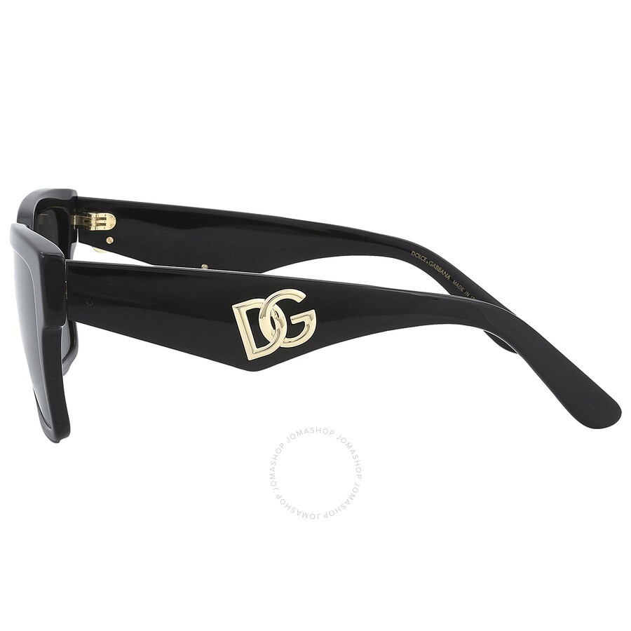 Dolce and Gabbana Dark Grey Square Ladies Sunglasses DG4436 501/87 55 - 4