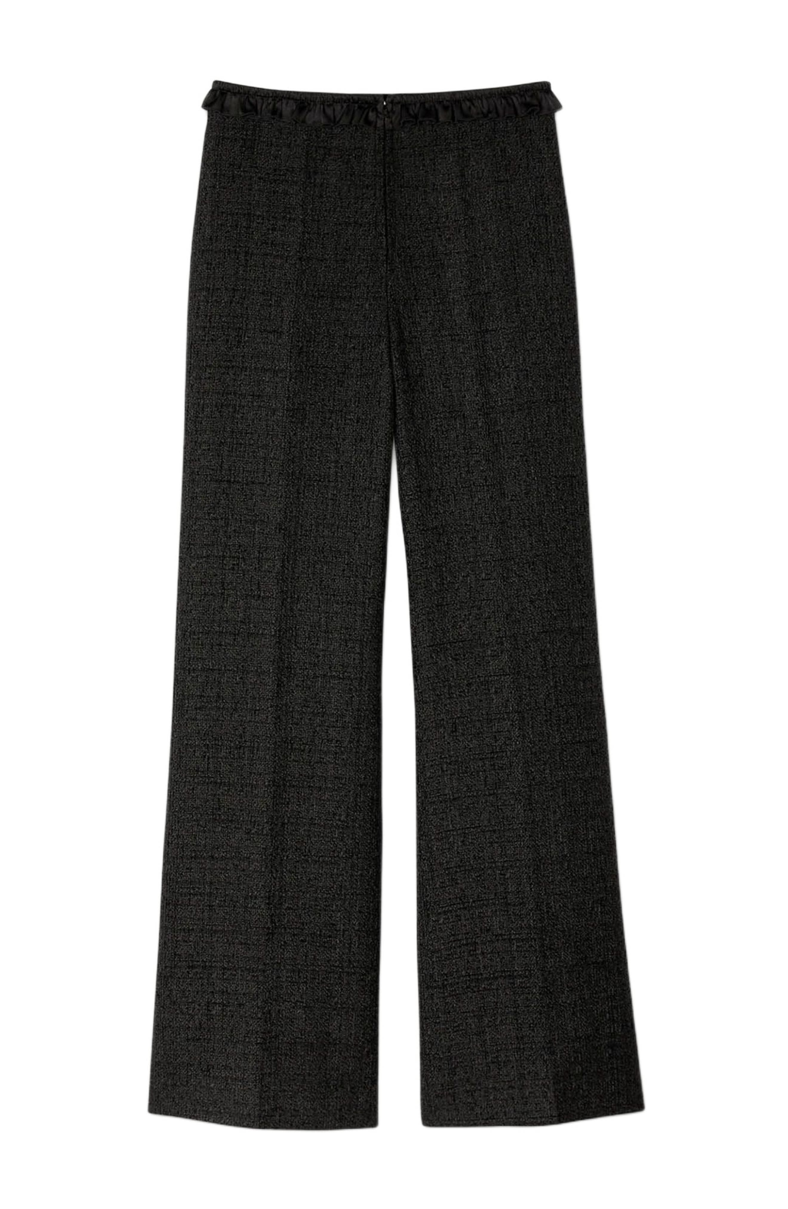 SANDRO Tweed suit trousers in Black at Nordstrom - 5