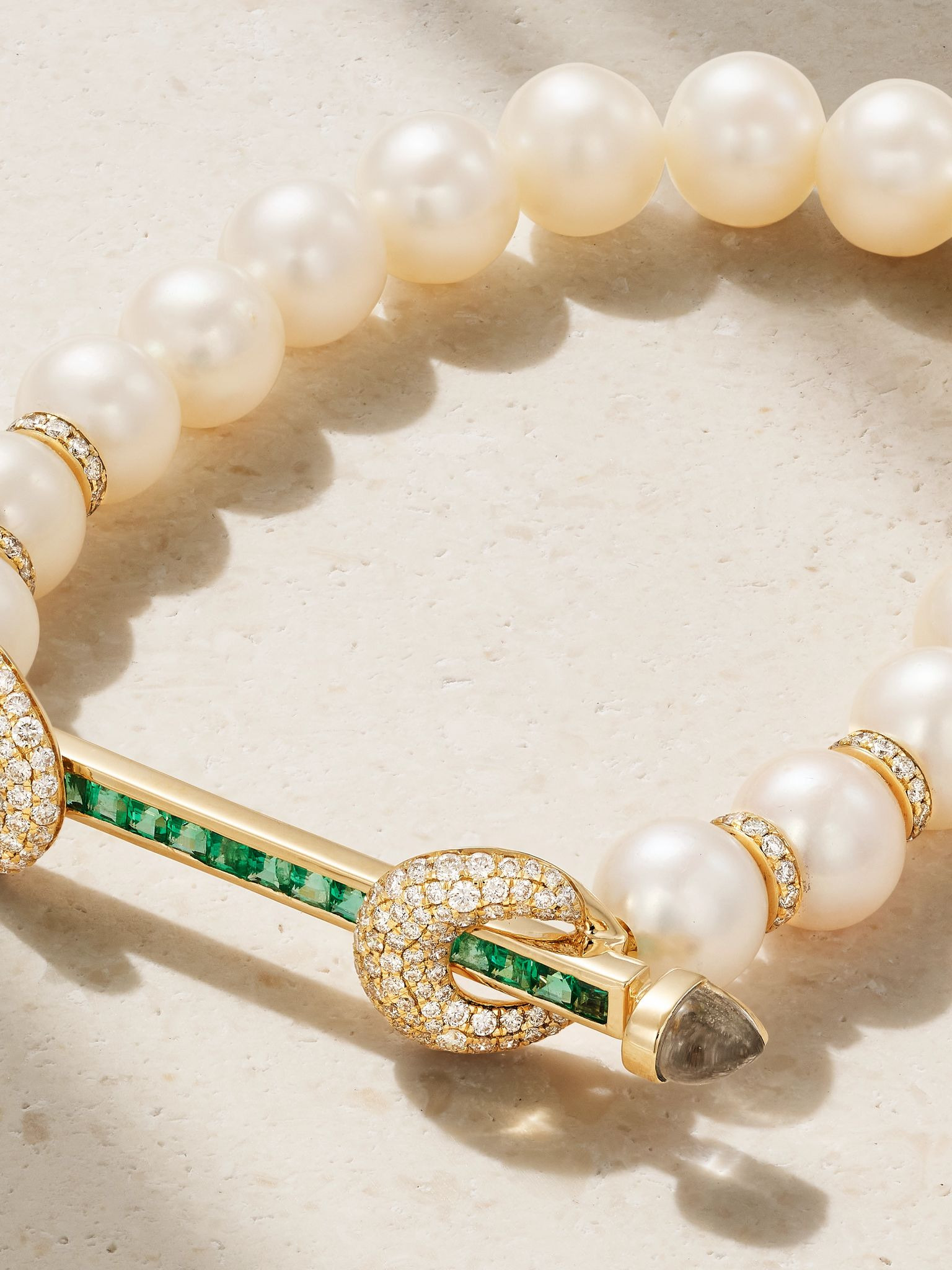 Chakra 18-karat gold multi-stone bracelet Gold - 4