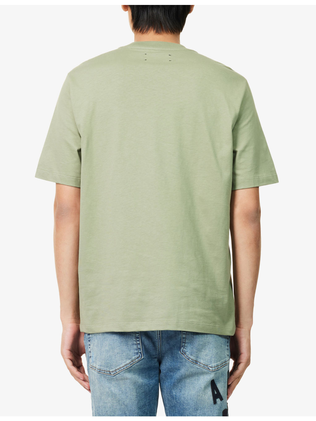 Stencil Logo-Print Cotton-Jersey T-shirt - 4