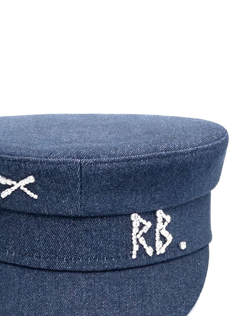 RUSLAN BAGINSKIY crystal-embellishment hat outlook