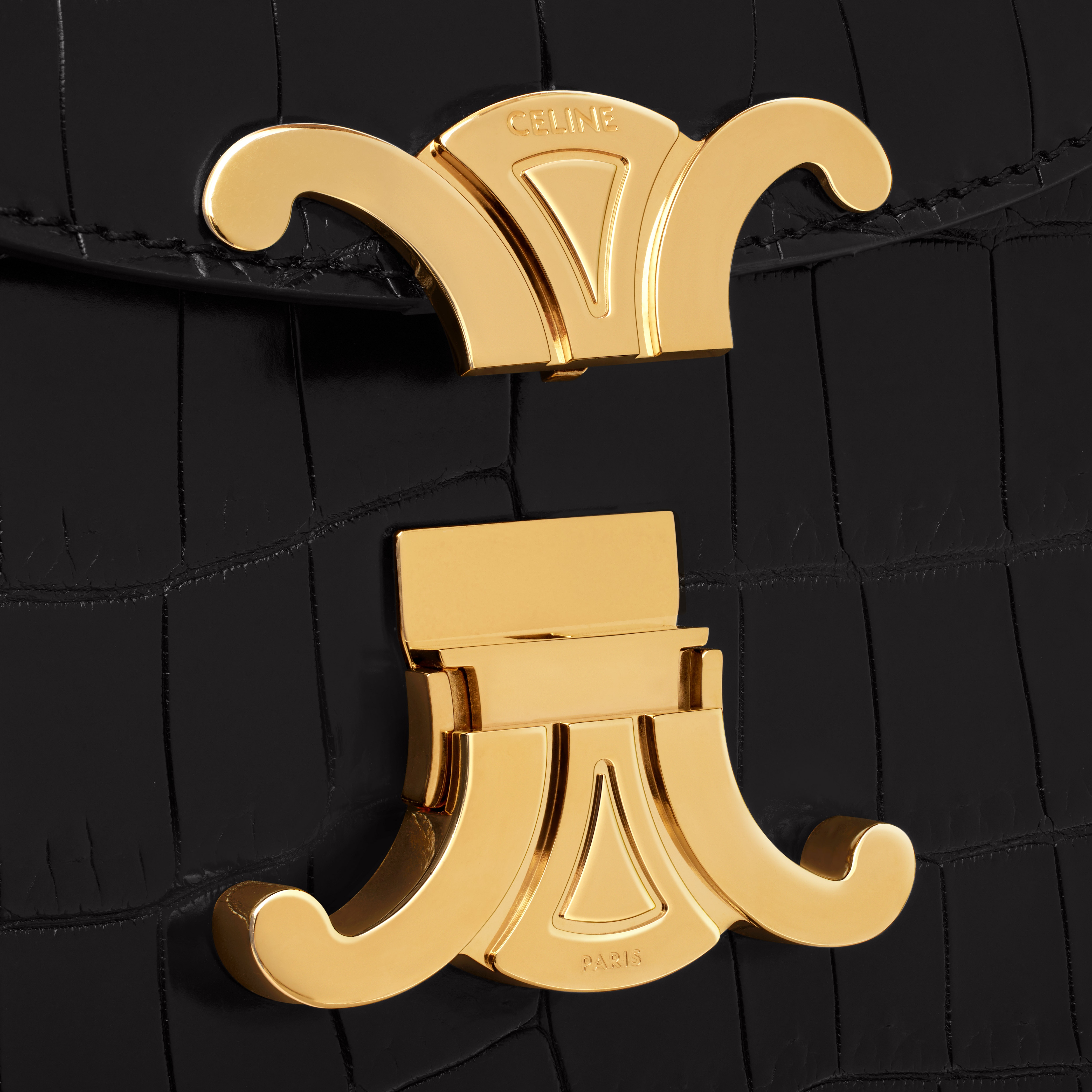 Teen Chain Besace Triomphe in Niloticus Crocodile - 5