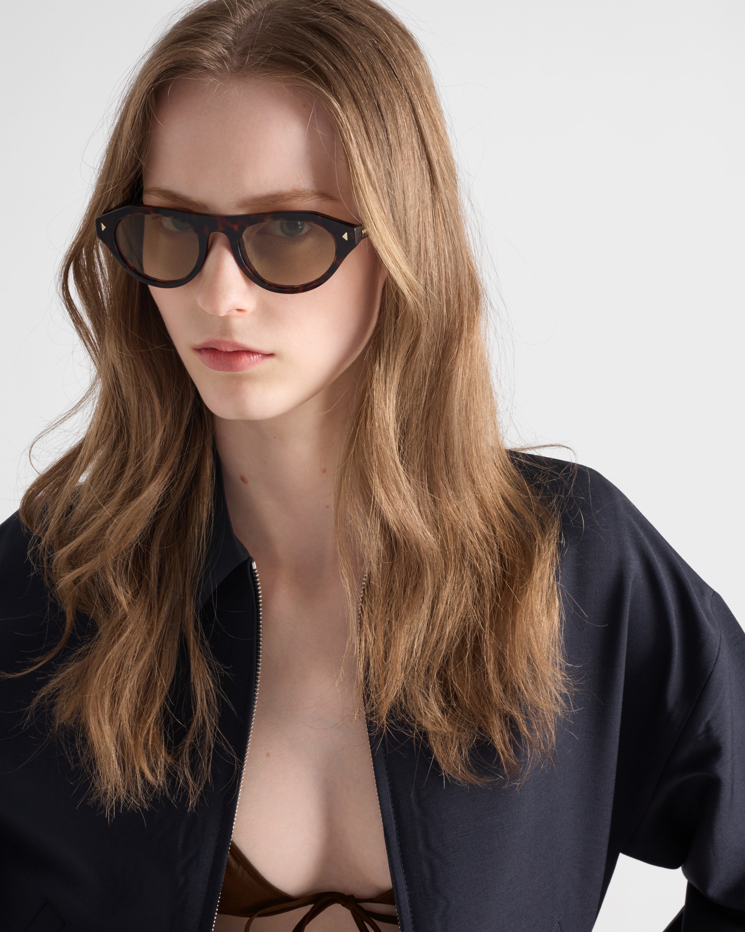 Prada sunglasses with the iconic metal plaque - 2