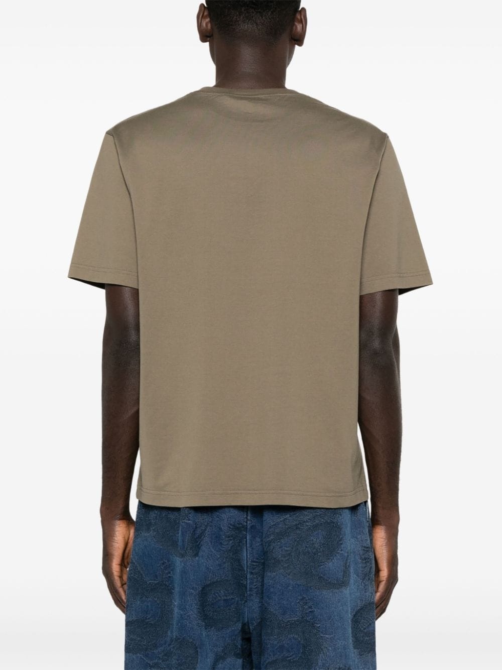 embroidered-logo cotton T-shirt - 4