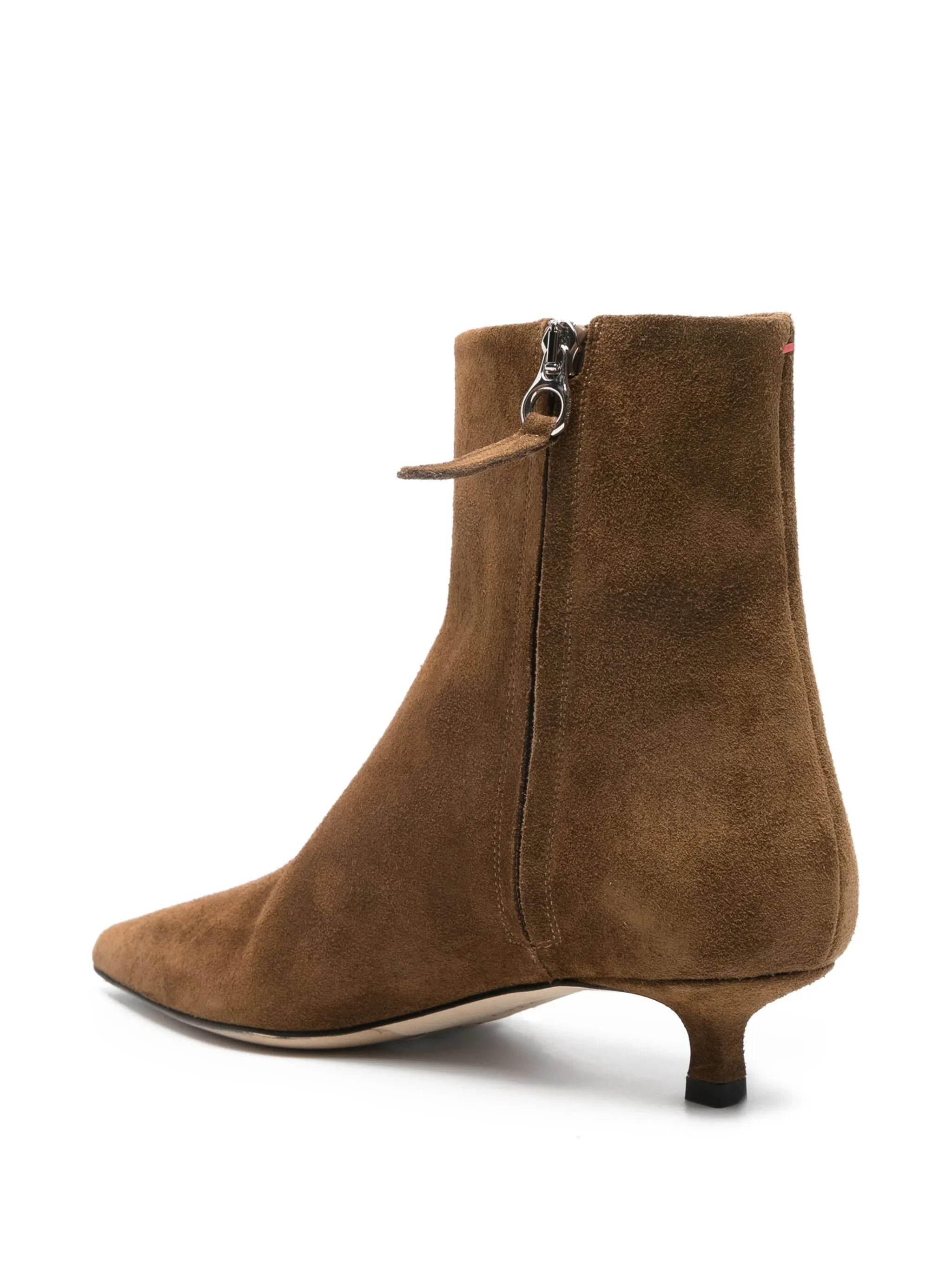 Aeyde Pointed-toe Kitten-heel Boots - 4