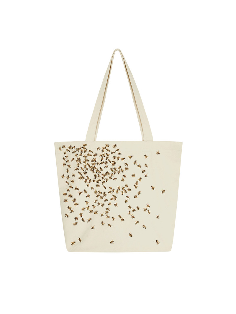 Bee The Change Tote Bag - Undyed 4