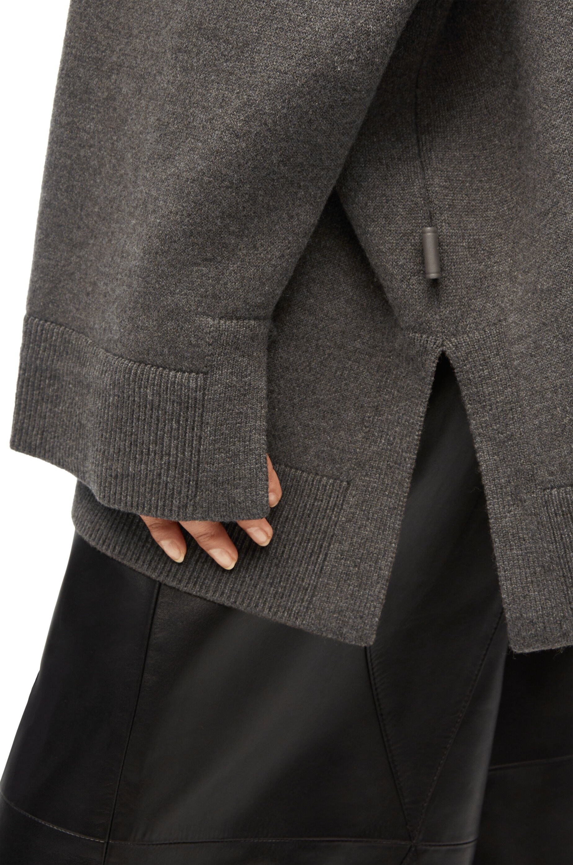 Open back sweater in cashmere - 5