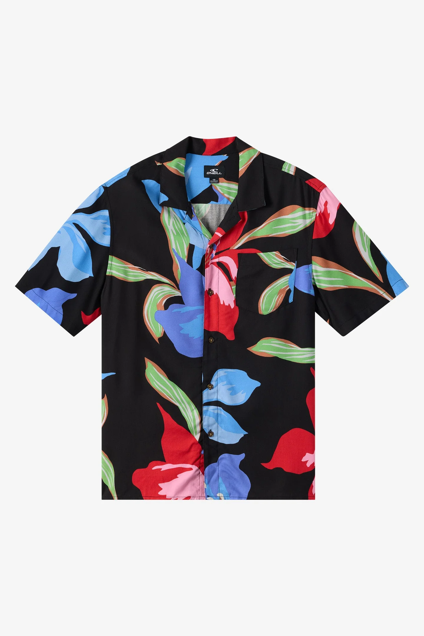 Relaxed Woven Camp Shirt - 1