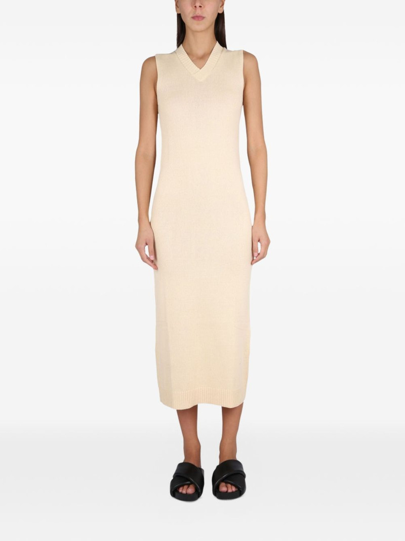V-neck midi dress 1