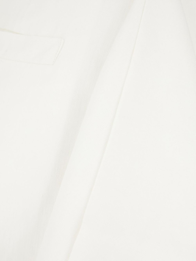 asymmetric draped shorts 3