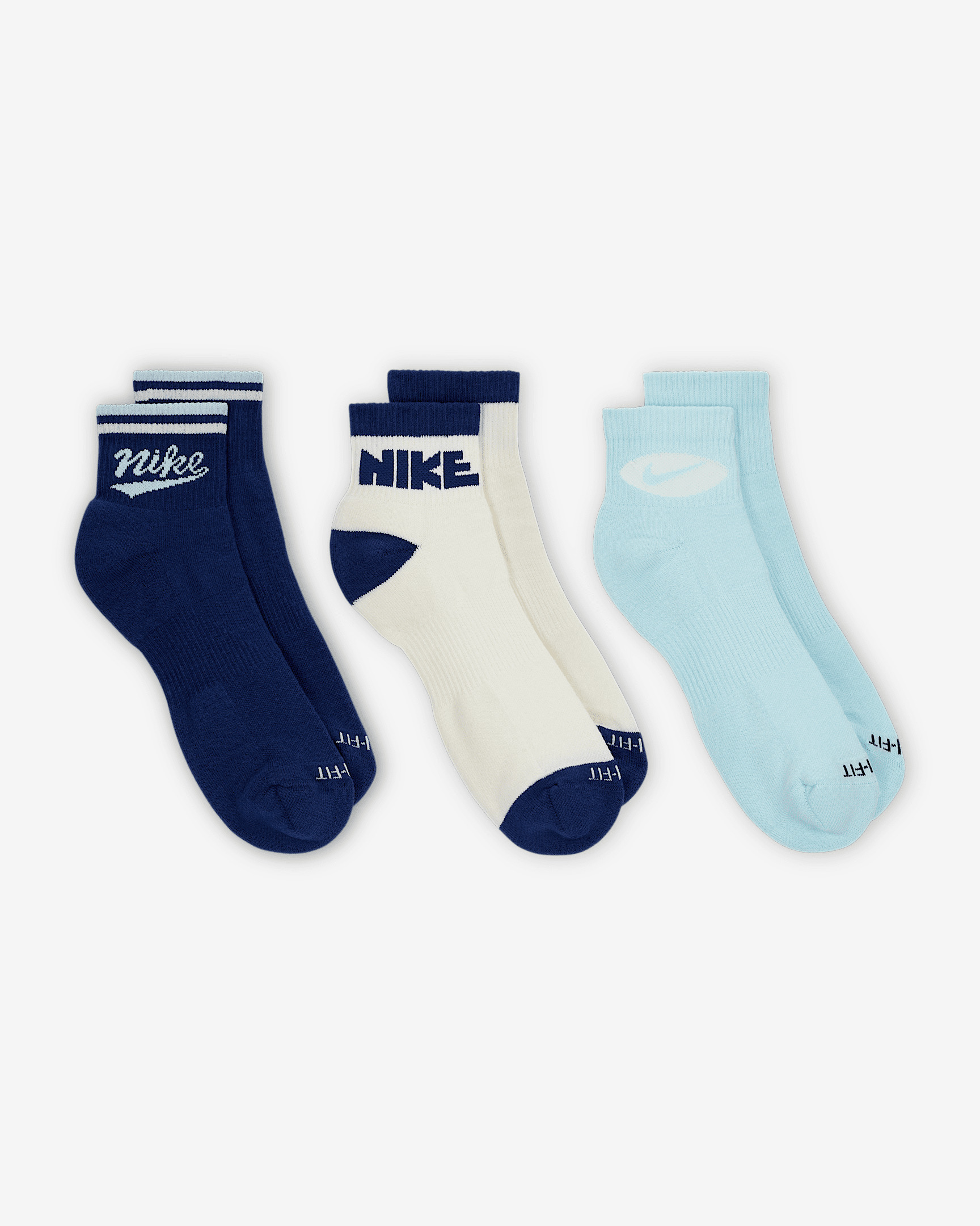 Nike Everyday Plus Ankle Socks (3 Pairs) - 3