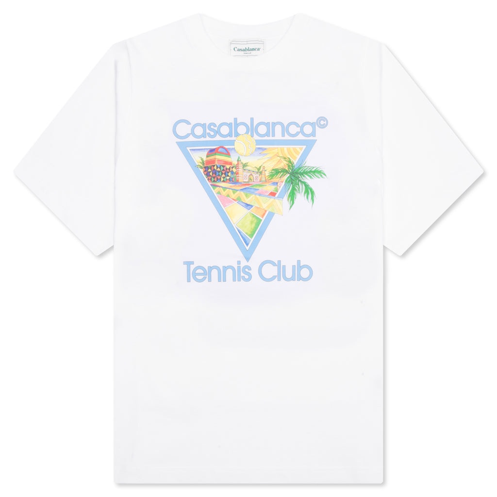 AFRO CUBISM TENNIS CLUB T-SHIRT - WHITE - 1