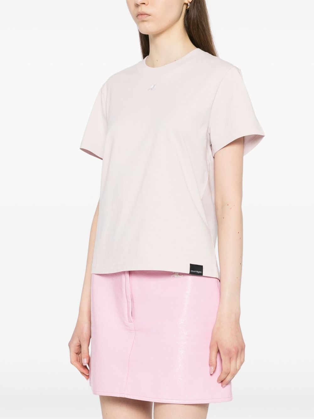 logo-embroidered T-shirt - 3