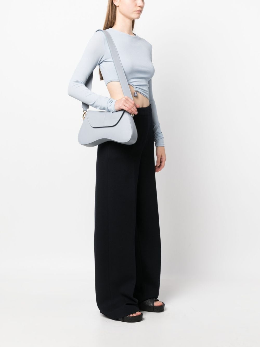 Space leather shoulder bag - 2