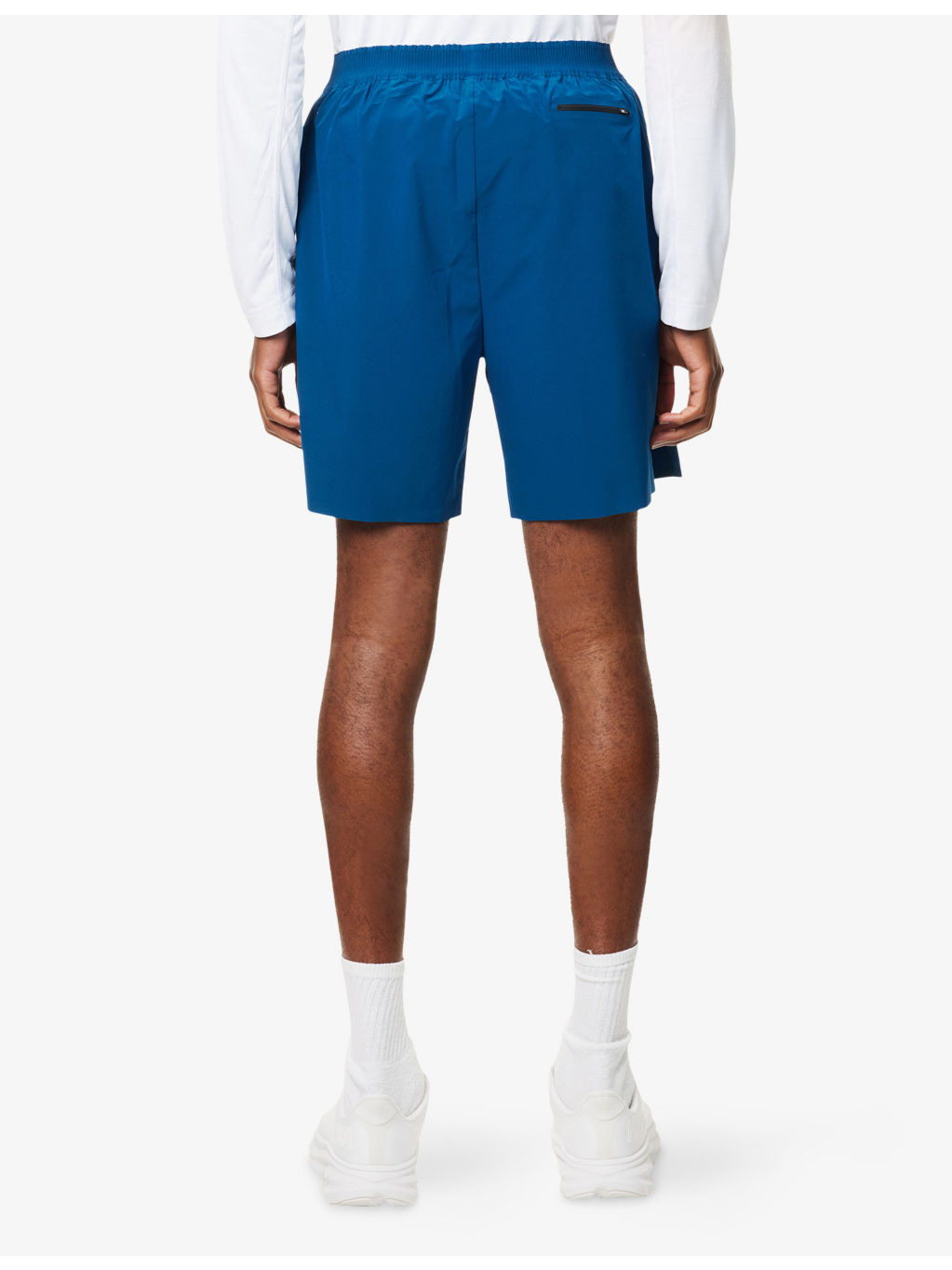 Train Logo-Print Stretch-Woven Shorts - 4