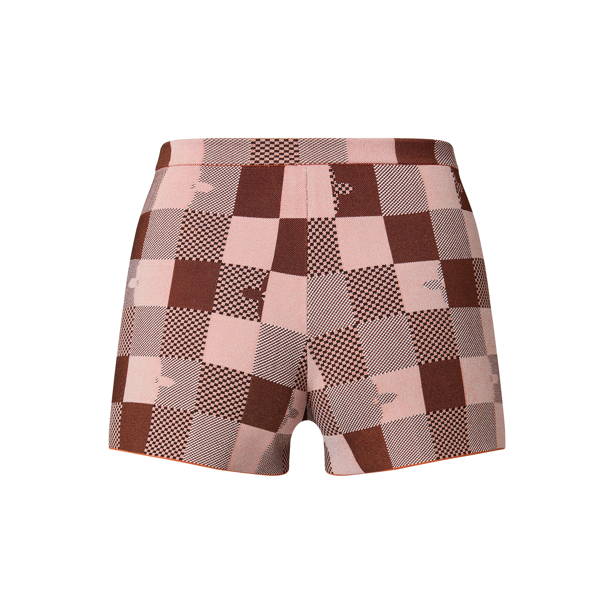 Pop Monogram Damier Knit Mini Shorts - 3