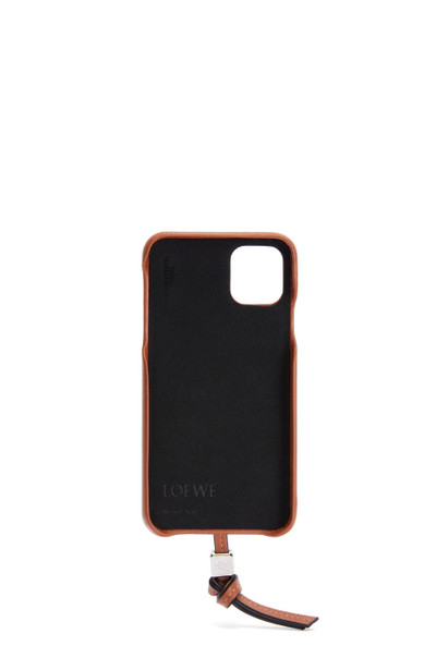Loewe Handle cover for iPhone 11 Pro Max in classic calfskin outlook