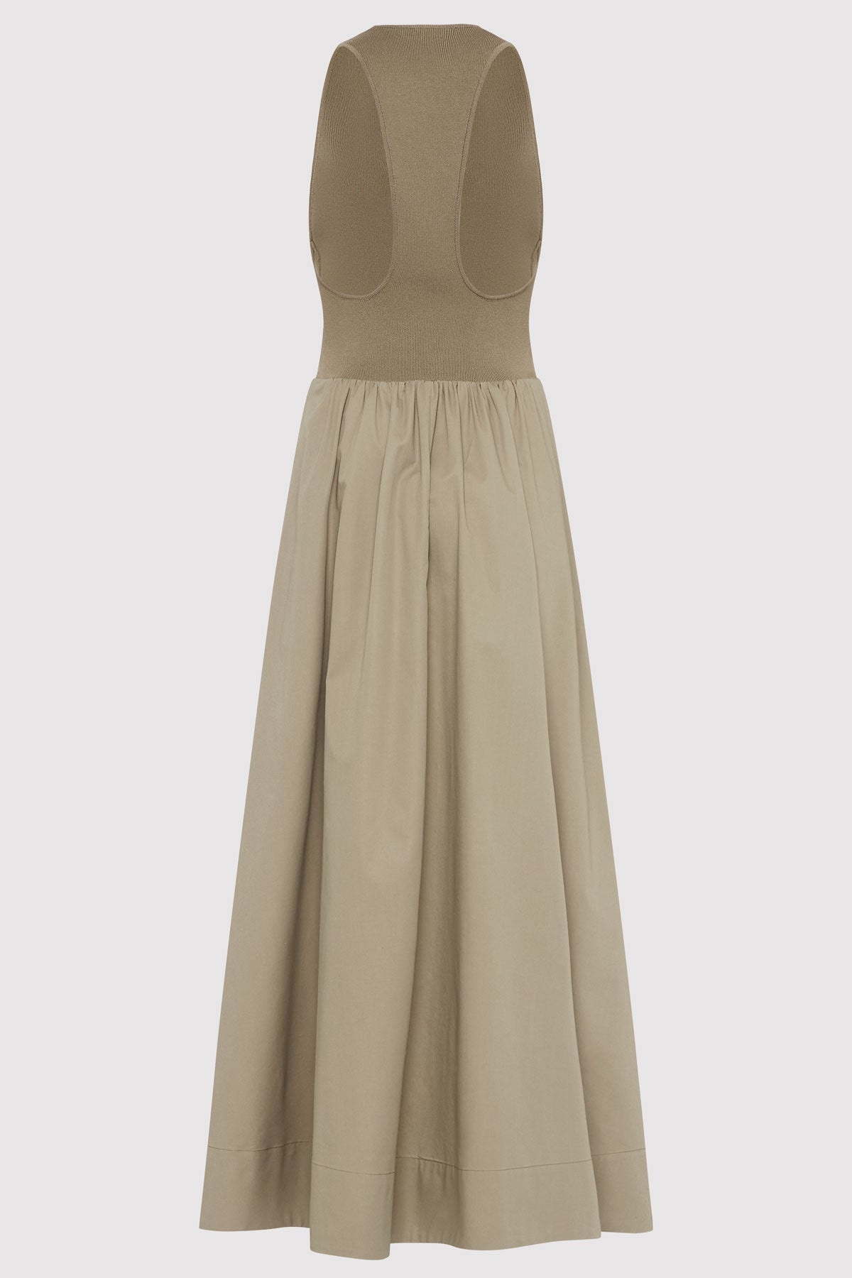 Plunge Neck Dress - Shadow - 7