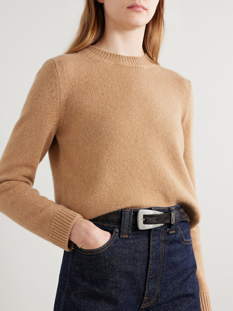 KHAITE Lucca Suede Belt outlook