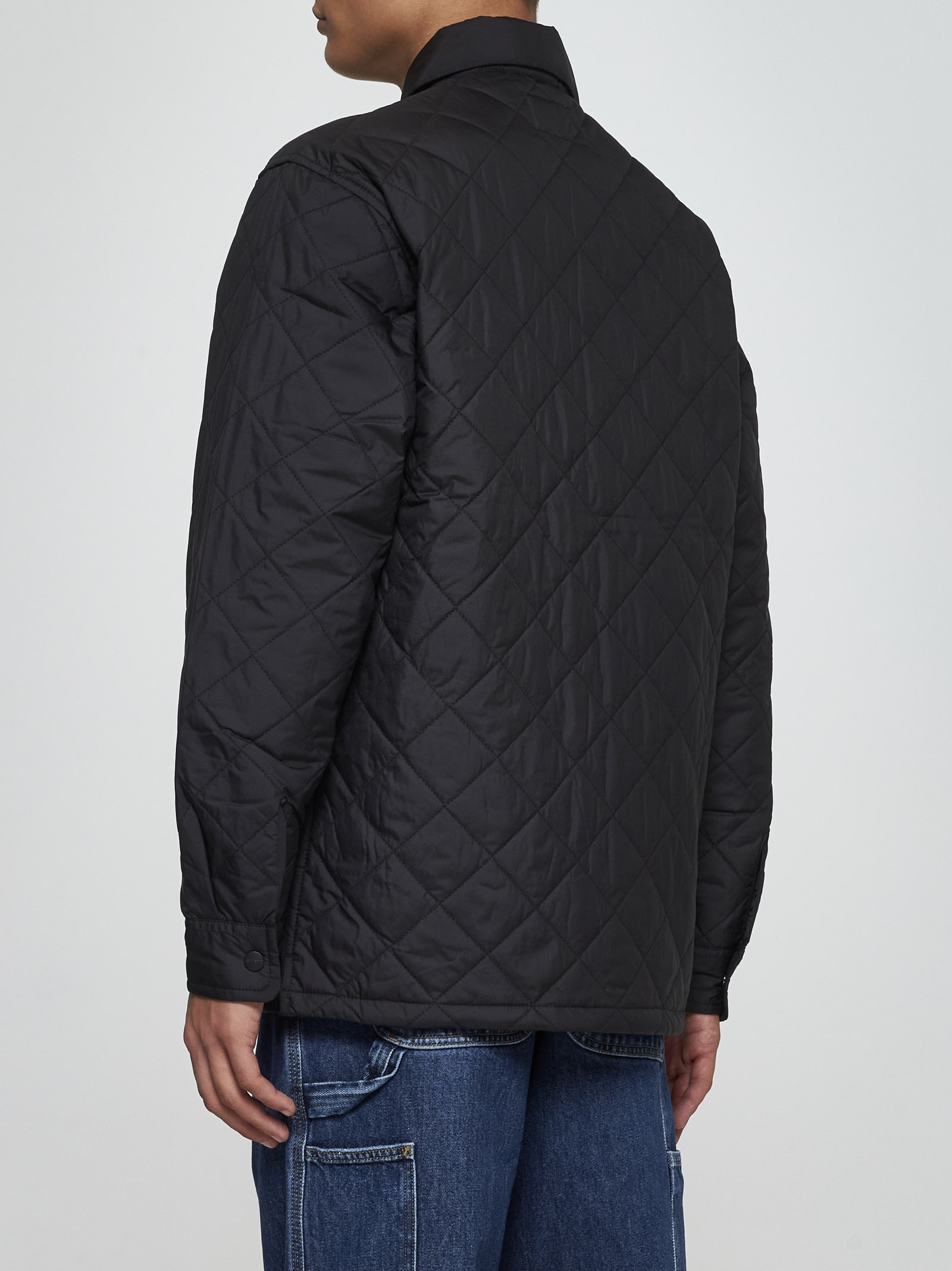 Wadeson quilted nylon shirt jacket - 3