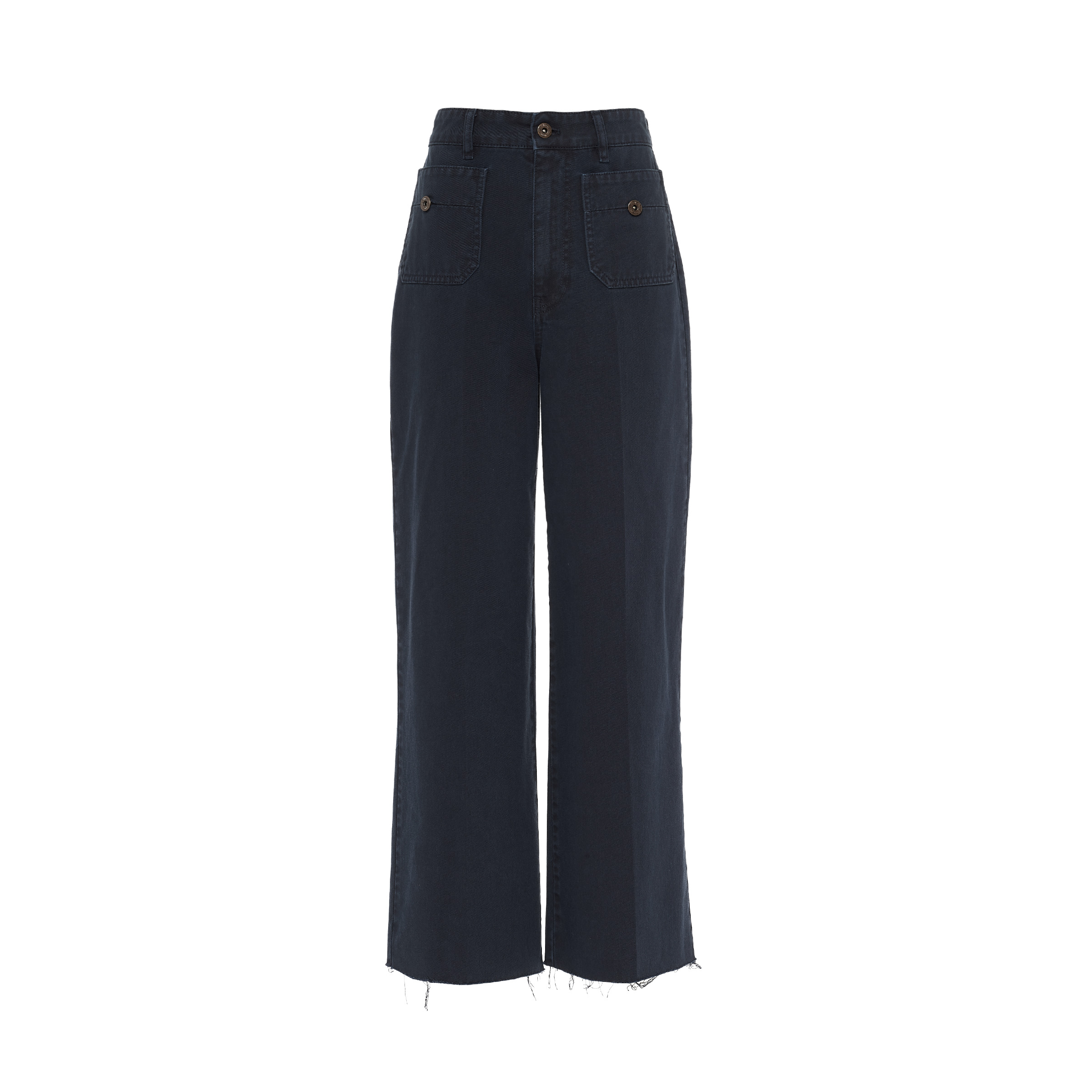 Garment-dyed drill pants - 1