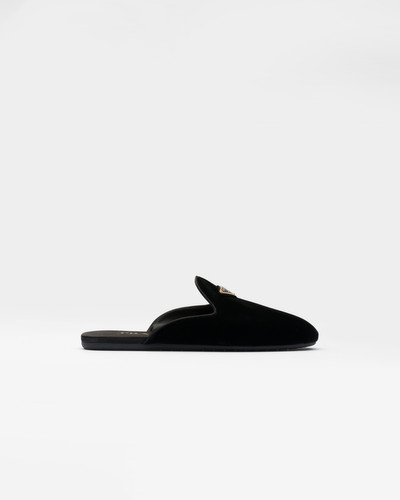 Prada Velvet slippers outlook
