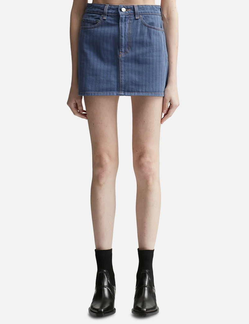 스트립 denim 스커트 1