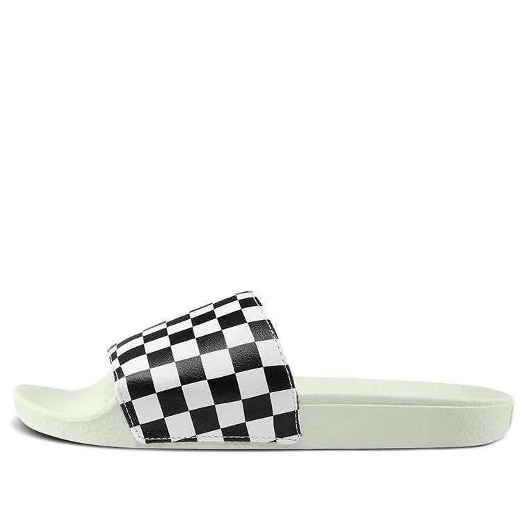 (WMNS) Vans Slide-On 'Checkerboard - White Black' VN0004LG27K - 1