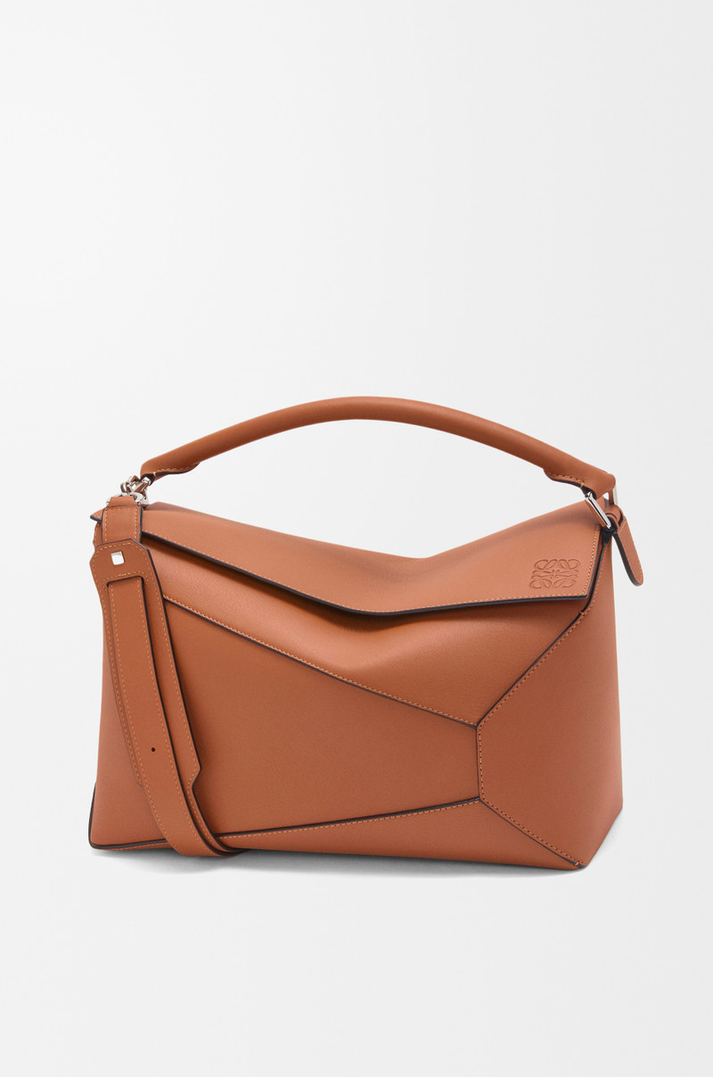 Large Puzzle Edge bag in classic calfskin 1