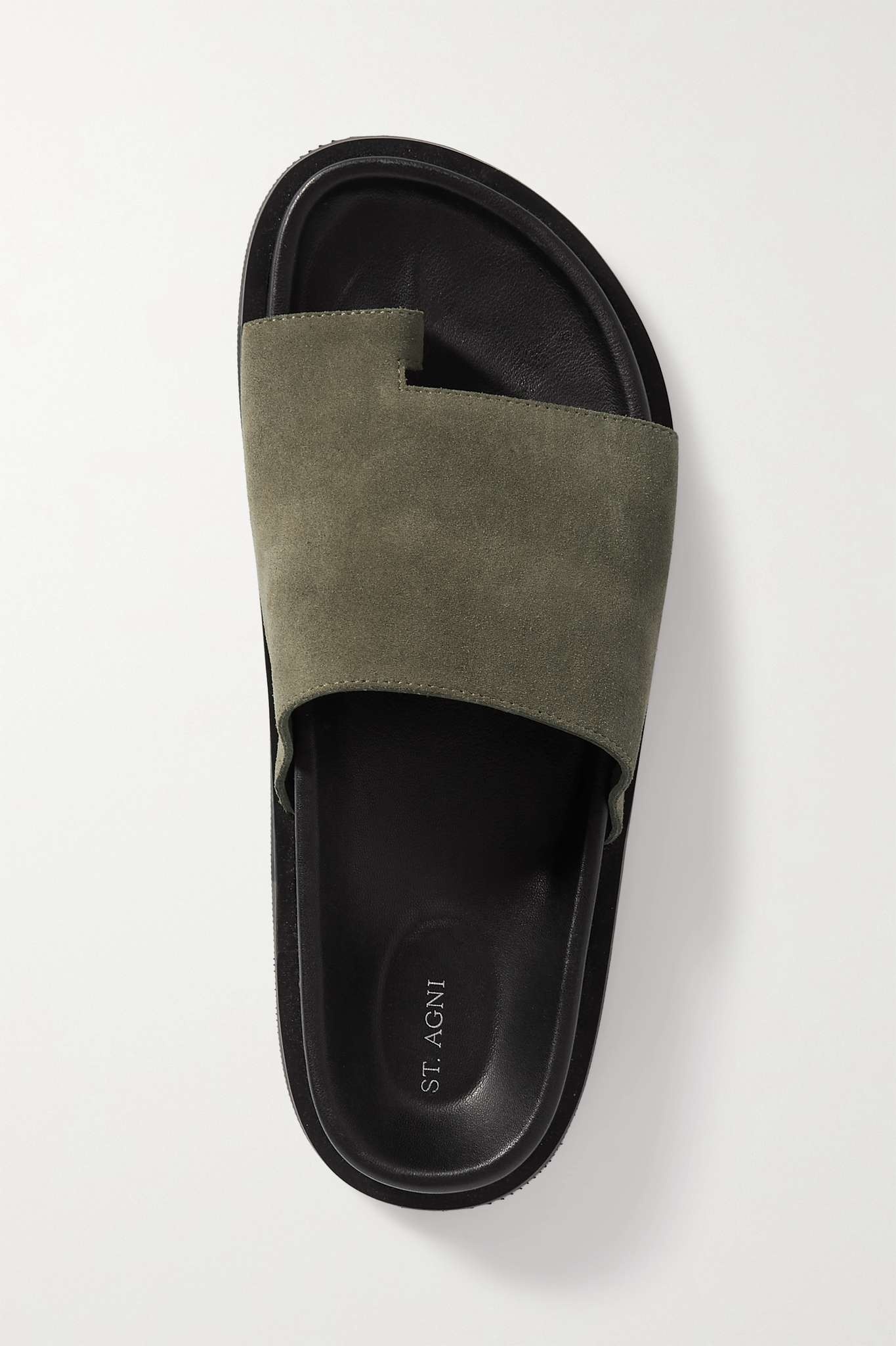 + NET SUSTAIN Loe suede slides - 5