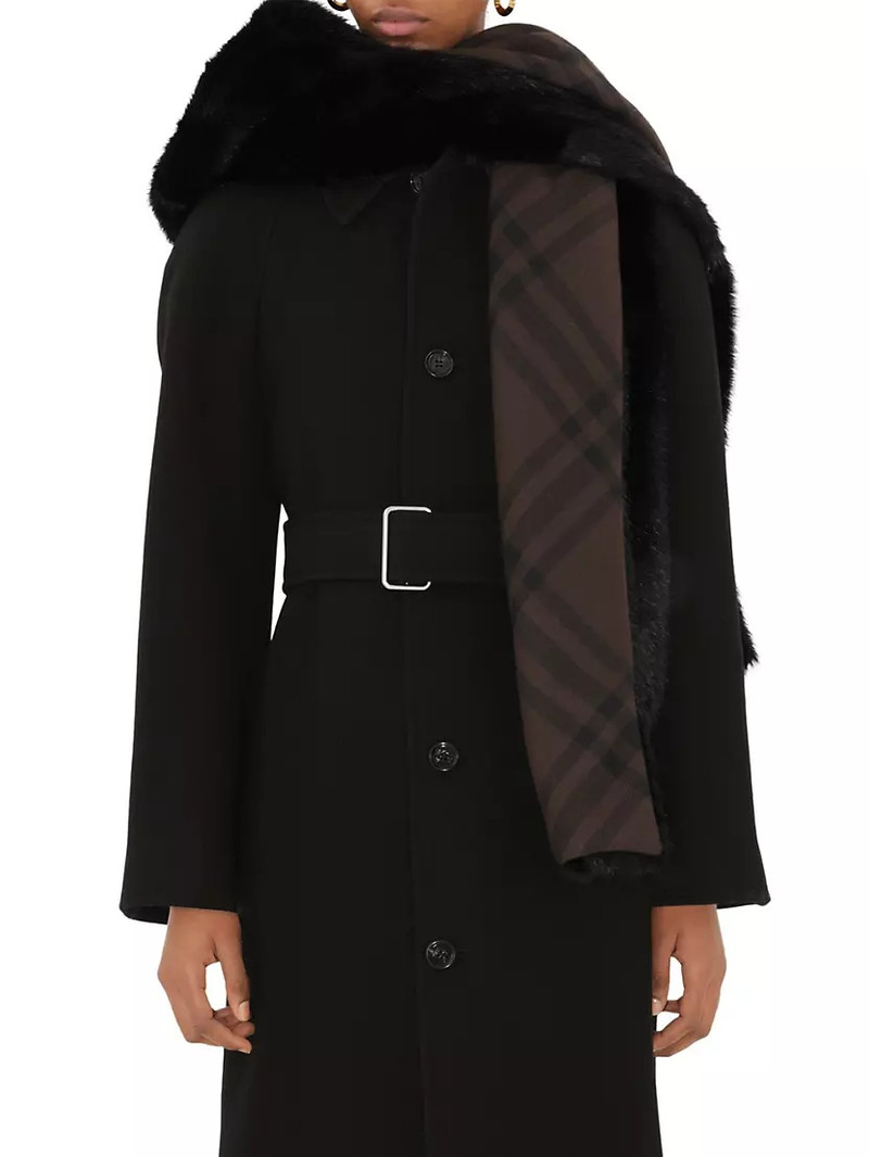 후드 가짜 모피 scarf 3