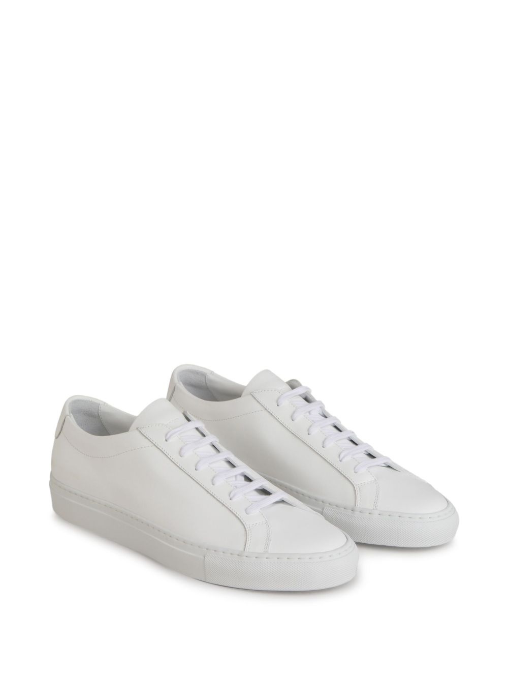leather low-top sneakers - 2
