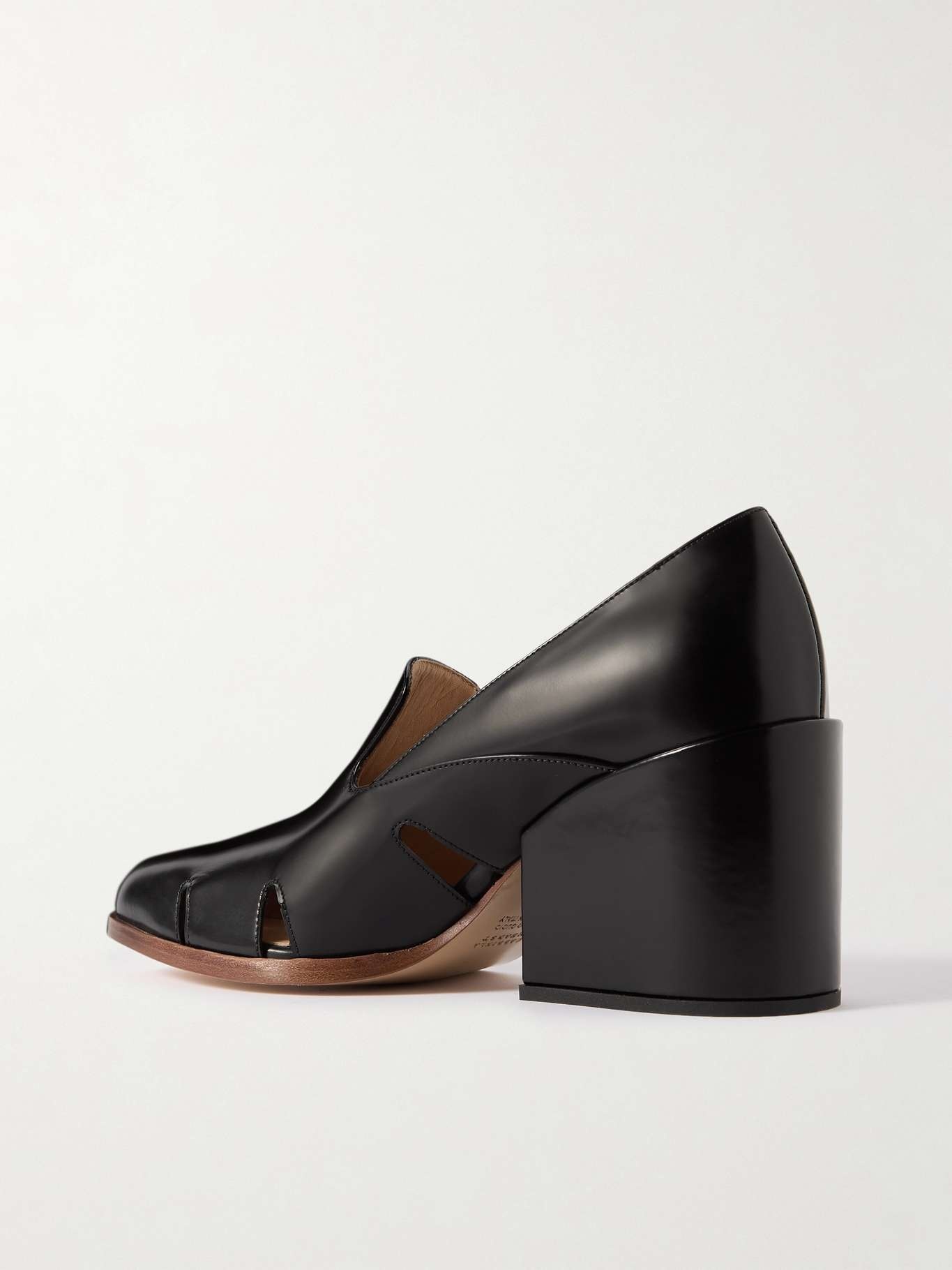 Eliza cutout leather pumps - 3