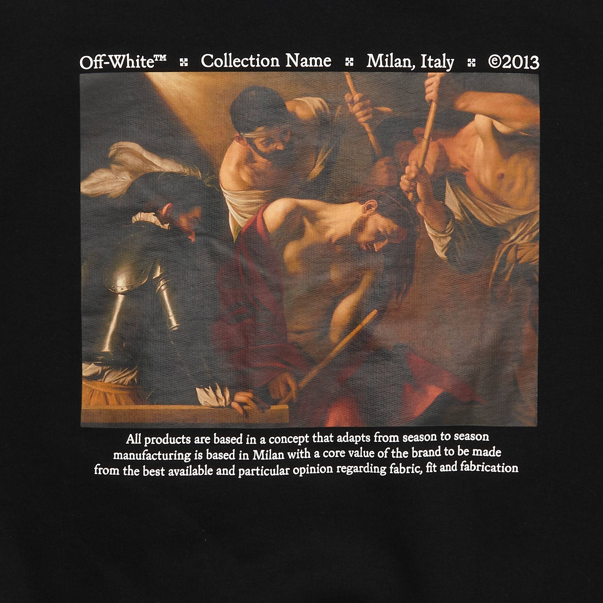 Off-White Caravaggio Crowning Over Hood 'Black/White' - 3