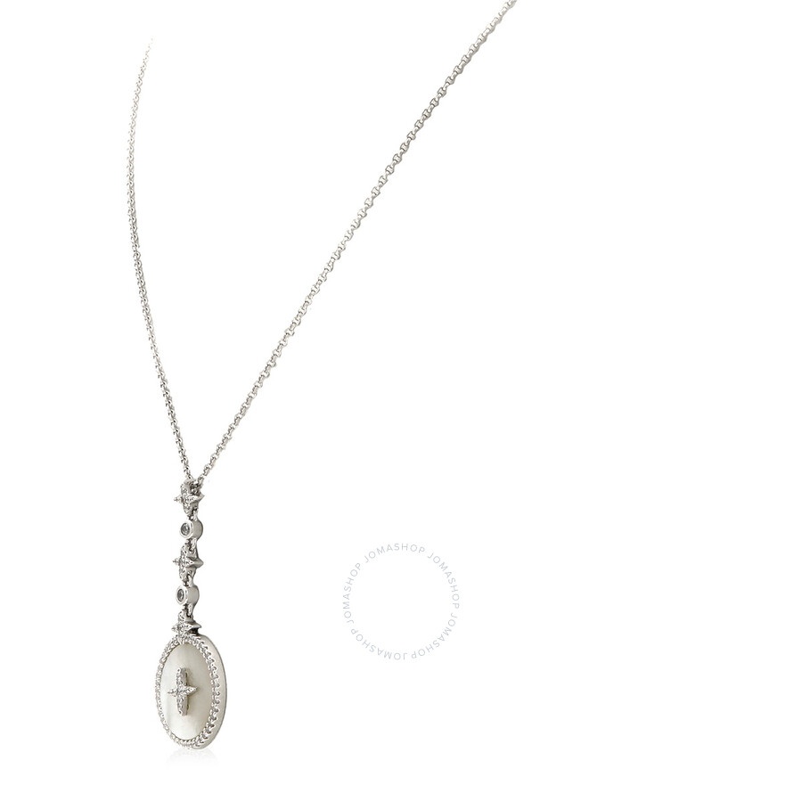 Apm Monaco - APM Monaco Nacre White Silver Star Necklace - 2